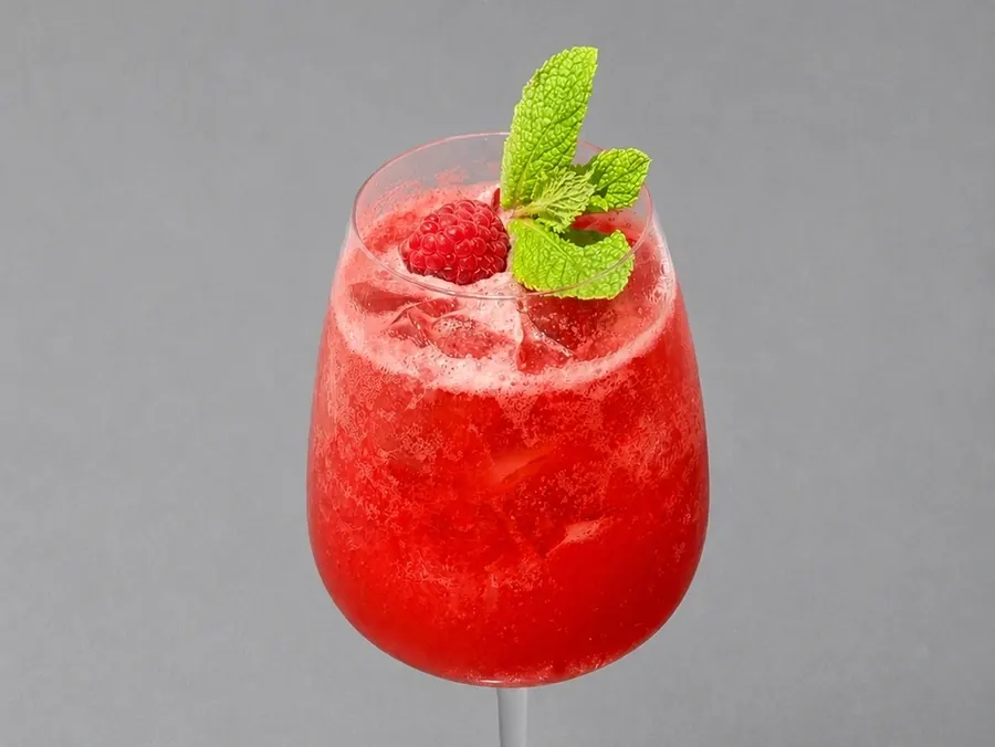 Frambuesa-Ginger Ale